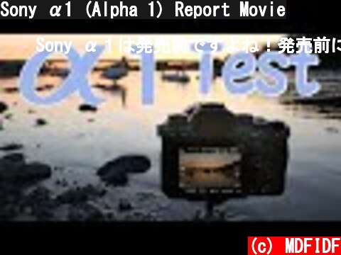 Sony α1 (Alpha 1) Report Movie  (c) MDFIDF